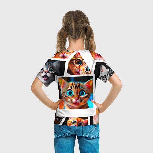 Детская футболка Котики фото / 3D-принт – фото 6