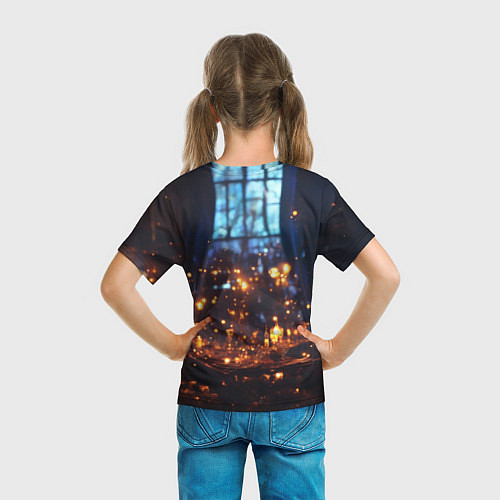 Детская футболка Прелестная маркиза / 3D-принт – фото 6