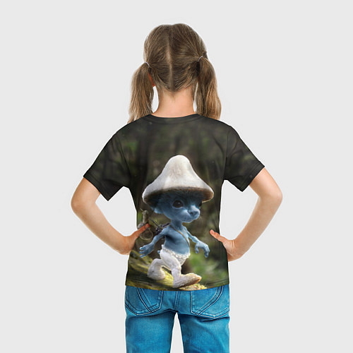 Детская футболка Шайлушай синий / 3D-принт – фото 6