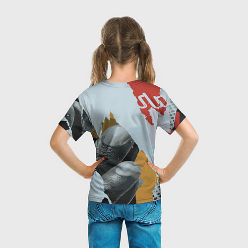 Детская футболка Бунтарский хаос / 3D-принт – фото 6