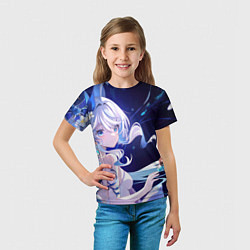 Футболка детская Genshin Impact Furina, цвет: 3D-принт — фото 2