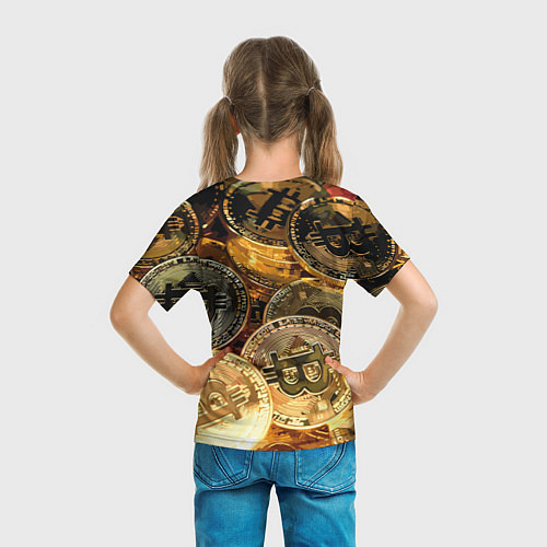 Детская футболка Золото цифровой эры / 3D-принт – фото 6