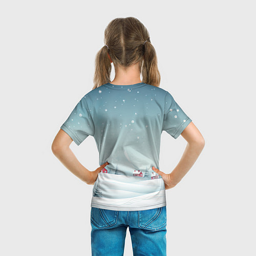 Детская футболка Символ нового 2024 года дракон / 3D-принт – фото 6