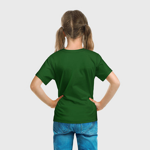Детская футболка Пряничный человечек желает счастливого рождества / 3D-принт – фото 6