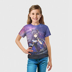 Футболка детская Genshin Impact Ke Цин Ke Qing, цвет: 3D-принт — фото 2