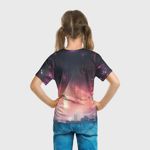Детская футболка Боевой кибернетический штурмовик / 3D-принт – фото 6