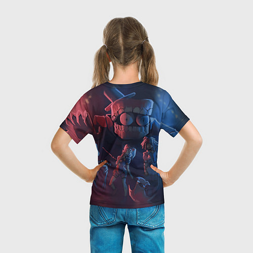 Детская футболка Удивительный цифровой цирк / 3D-принт – фото 6