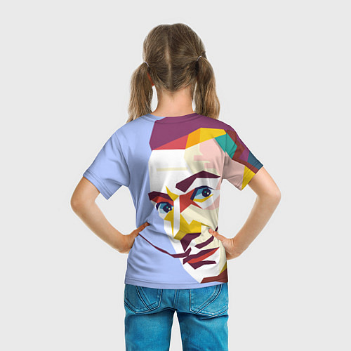 Детская футболка Сальвадор Дали в стиле поп арт / 3D-принт – фото 6