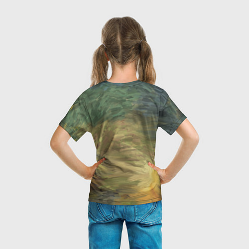 Детская футболка Крик стимпанк енота / 3D-принт – фото 6