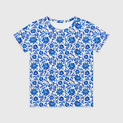 Футболка детская Гжель классика, цвет: 3D-принт