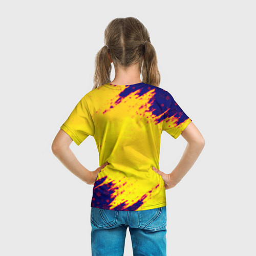 Детская футболка Ведьмак лого зимнее / 3D-принт – фото 6