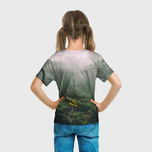 Детская футболка STALKER 2 мёртвый лес / 3D-принт – фото 6