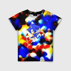 Футболка детская Sonic colors, цвет: 3D-принт
