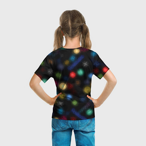 Детская футболка Bitcoin logo criptomoney / 3D-принт – фото 6