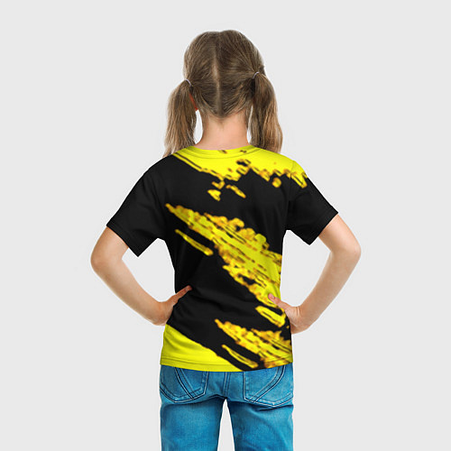 Детская футболка Боруссия Дортмунд желтый спорт / 3D-принт – фото 6