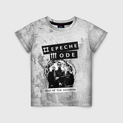 Футболка детская Depeche Mode - Touring the universe группа, цвет: 3D-принт