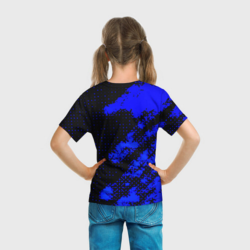Детская футболка BMW sport amg colors blue / 3D-принт – фото 6