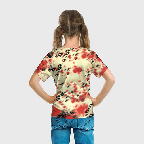 Детская футболка Payday гранжевые краски гейм / 3D-принт – фото 6