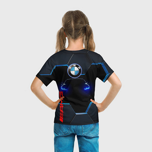 Детская футболка Тень BMW / 3D-принт – фото 6
