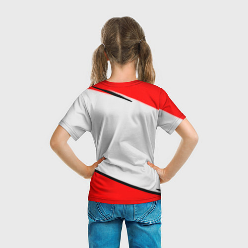 Детская футболка Квейк 4 геометрия / 3D-принт – фото 6