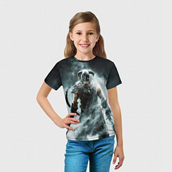 Футболка детская Skyrim - Dovahkiin, цвет: 3D-принт — фото 2