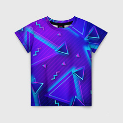 Футболка детская Neon Pattern colored, цвет: 3D-принт