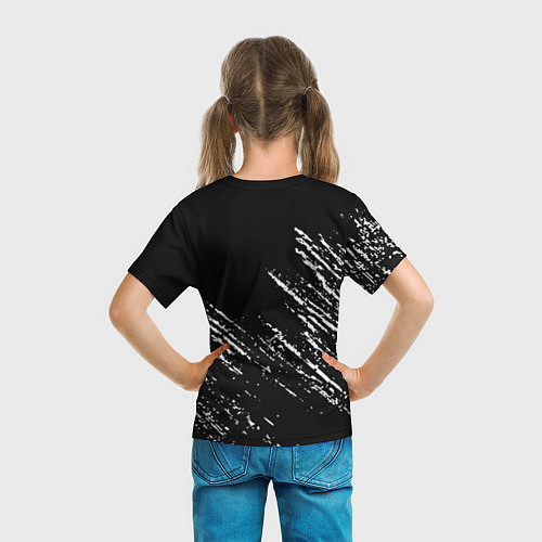 Детская футболка Rainbow six штриховка краски / 3D-принт – фото 6