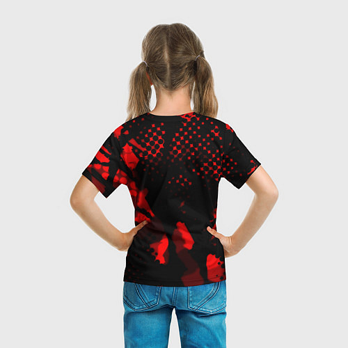 Детская футболка Linkin park краски текстуры / 3D-принт – фото 6
