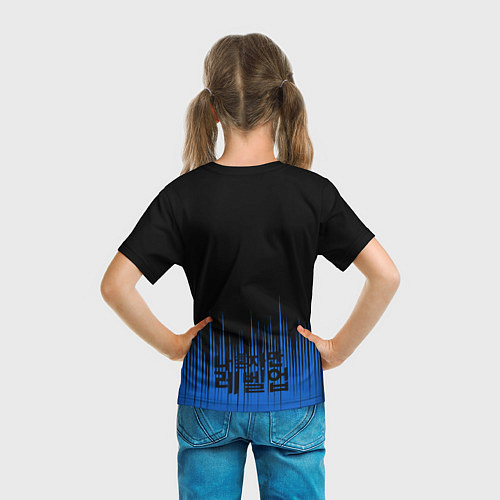 Детская футболка Sung Jin Woo blue Shadow / 3D-принт – фото 6