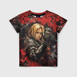 Футболка детская Edward Elric - Fullmetal Alchemist, цвет: 3D-принт