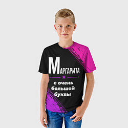 Футболка детская Маргарита: с очень большой буквы, цвет: 3D-принт — фото 2