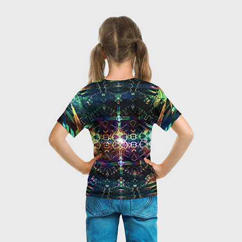 Детская футболка Медитативный арт / 3D-принт – фото 6
