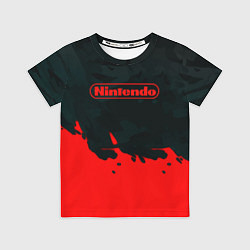 Футболка детская Nintendo краски гейм компани, цвет: 3D-принт