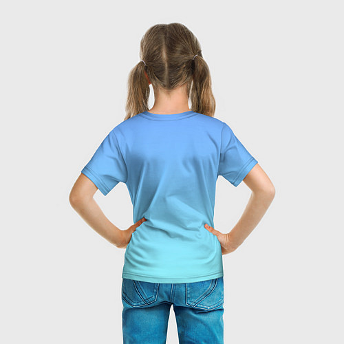 Детская футболка Мультяшный енот / 3D-принт – фото 6