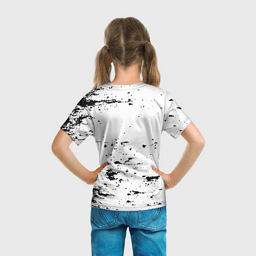 Детская футболка Half life краски текстура / 3D-принт – фото 6