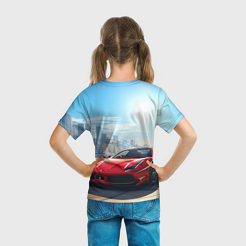 Детская футболка GTA 6 logo auto / 3D-принт – фото 6