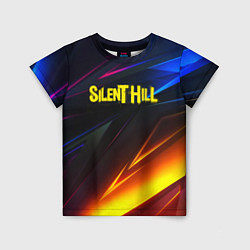 Футболка детская Silent hill stripes neon, цвет: 3D-принт