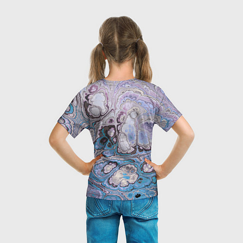 Детская футболка Абстрактный узор / 3D-принт – фото 6