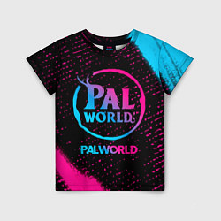 Футболка детская Palworld - neon gradient, цвет: 3D-принт