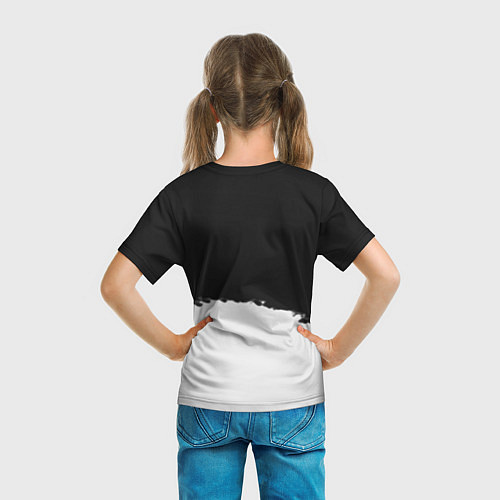 Детская футболка Nirvana текстура / 3D-принт – фото 6