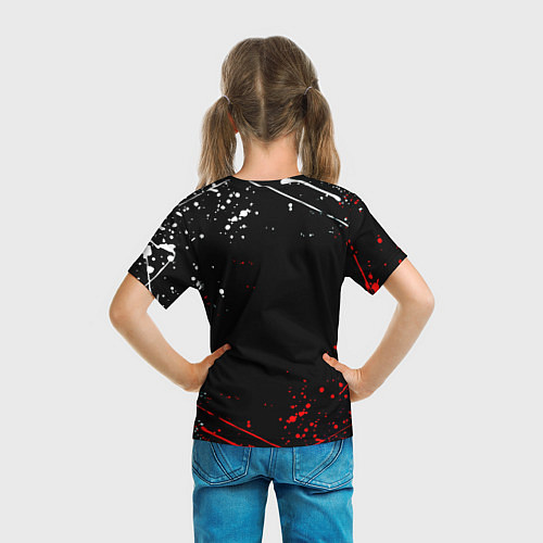 Детская футболка Nirvana брызги красок / 3D-принт – фото 6
