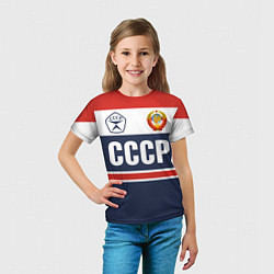 Футболка детская СССР - Союз Советских Социалистических Республик, цвет: 3D-принт — фото 2