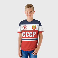 Футболка детская Союз Советских Социалистических Республик - СССР, цвет: 3D-принт — фото 2