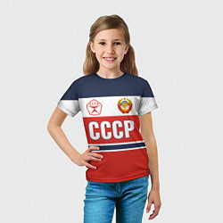 Футболка детская Союз Советских Социалистических Республик - СССР, цвет: 3D-принт — фото 2