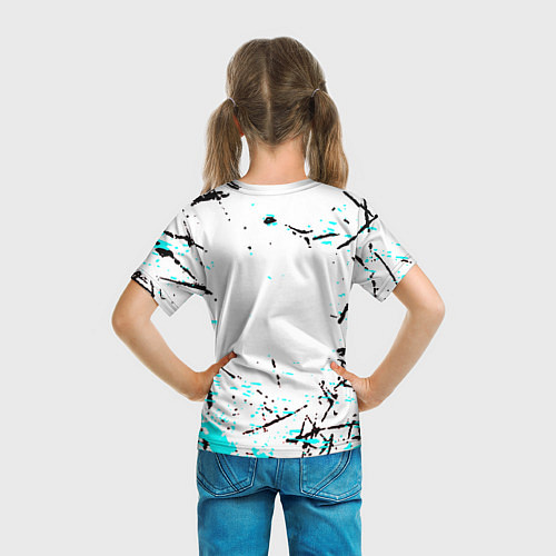 Детская футболка Portal краски / 3D-принт – фото 6
