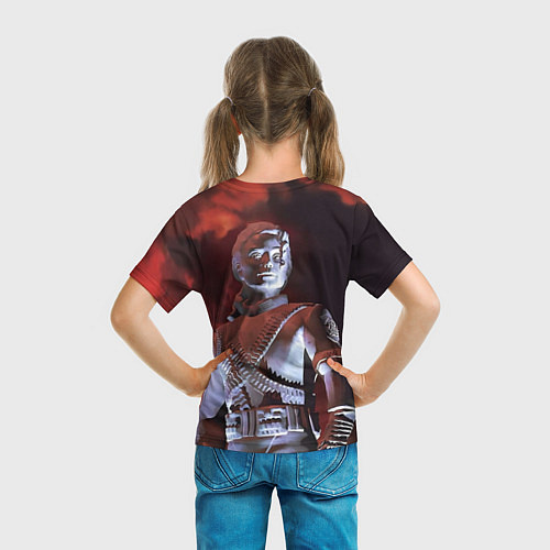 Детская футболка Статуя Макла Джексона с автографом - альбом Histor / 3D-принт – фото 6