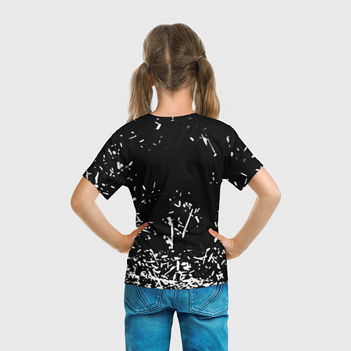 Детская футболка Three days grace краски / 3D-принт – фото 6
