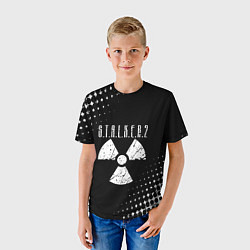 Футболка детская Stalker: Shadow of Chernobyl радиоактивность, цвет: 3D-принт — фото 2