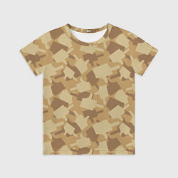 Футболка детская Фак - камуфляж, цвет: 3D-принт