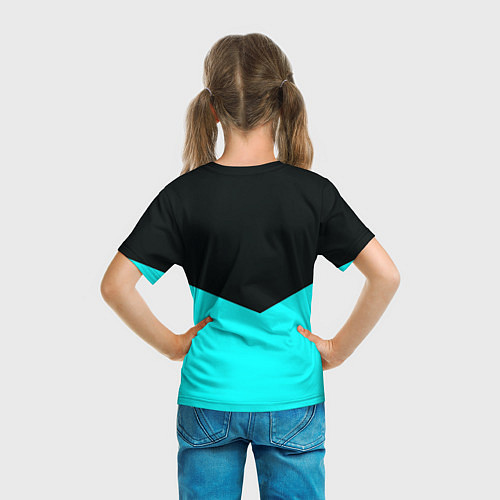 Детская футболка Marshmello dj geometry / 3D-принт – фото 6